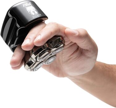 Електробритва Skull Shaver Pitbull Silver PRO SX5 акумуляторна