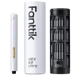 Fanttik E2 Ultra набір мініатюрних викруток 50-в-1, електричний магнітний прецизійний, 0.6 Нм, для iPhone, ноутбуків, окулярів, годинників (білий)