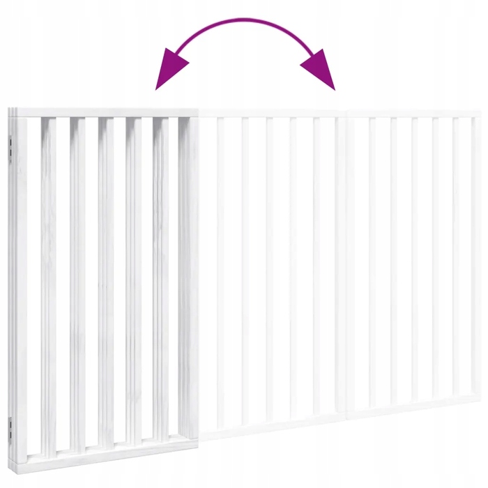 Розширювач захисної огорожі VidaXL для каміна та сходів, білий