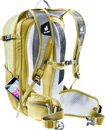 Жіночий велосипедний рюкзак Deuter Compact EXP 12 SL 12 л, блакитний/лаймовий