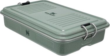 Ланчбокс зі сталі Stanley Classic 1.2L Hammertone Green — герметичний контейнер для їжі з нержавіючої сталі, BPA-free