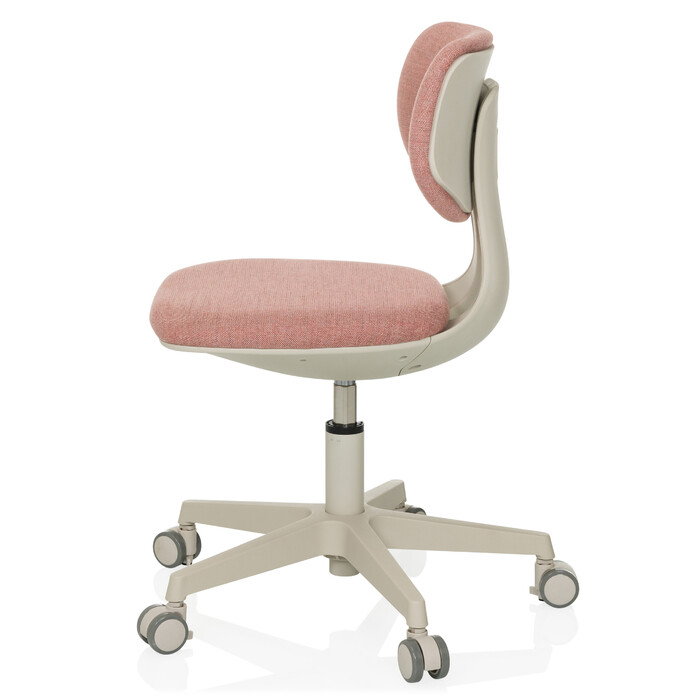 Дитячий письмовий стілець / дитячий стілець KIDDY CLASSIC тканина рожевий hjh OFFICE