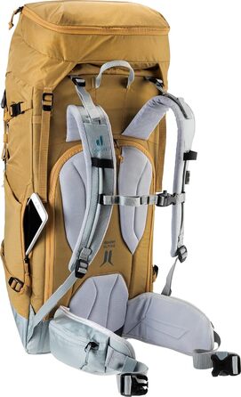 Жіночий туристичний рюкзак Deuter Rise 32+8 SL для снігоступів, 32+8 л, карамельний