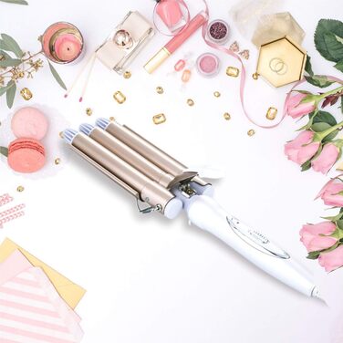 Welleneisen 3 Fässer TOP4EVER: локони для довгих та коротких волосся, 22 мм, регулювання температури