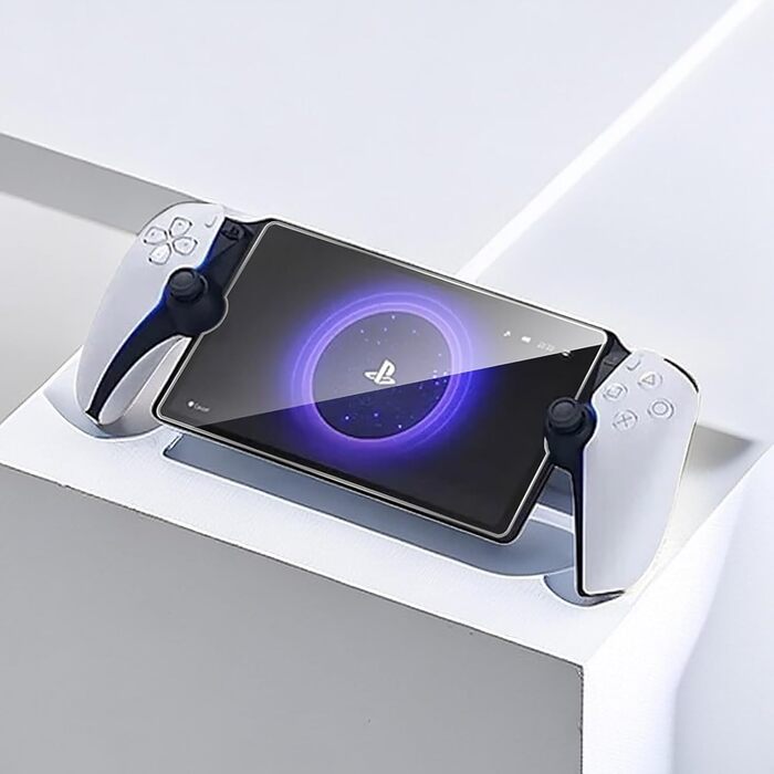 Захисне скло GIOPUEY для PlayStation Portal, 2 шт, прозоре, стійке до подряпин, олієвідштовхувальне, сумісне з чохлом