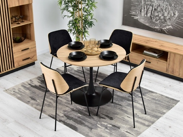 Стілець Mebel-Partner, оббивка тканина, чорний, 1 шт.