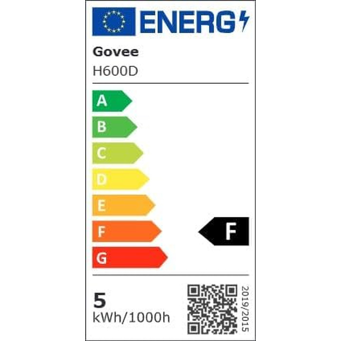 Розумні LED лампи Govee GU10 RGBWW, підтримка Matter, Alexa, Google Home, керування через Wi-Fi, зміна кольорів, синхронізація з музикою, диммер, набір 2 шт.