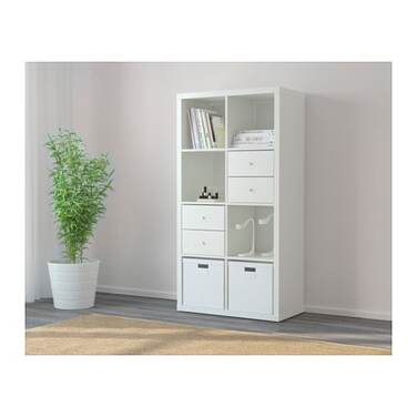 Стелаж Ikea Kallax 77x147x39 см, білий