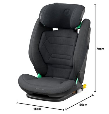 Дитяче автокрісло Maxi-Cosi RodiFix Pro² i-Size (100–150 см, 3.5–12 років) з ISOFIX, ClimaFlow та захистом G-CELL, Graphite