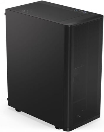 ENDORFY Ventum 200 Solid — комп'ютерний корпус ATX з 1 вентилятором 120 мм, передньою панеллю Mesh, широкою сумісністю з охолодженням, компактний, 3 відсіки для накопичувачів, EY2A001