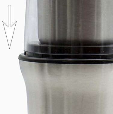 Електрична кавомолка MPM MMK-06, 200 Вт, нержавіюча сталь, BPA-free, 70 г/хв