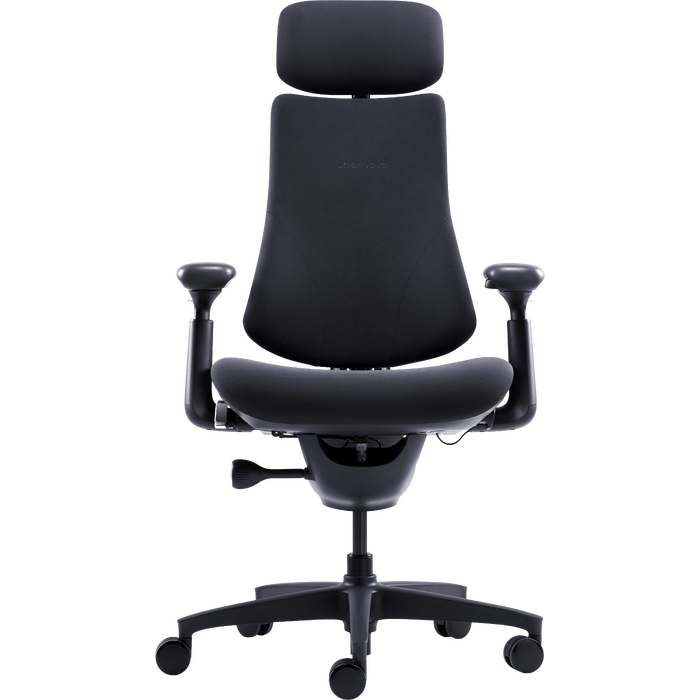 Крісло офісне ергономічне LiberNovo Omni Midnight Black 48 см