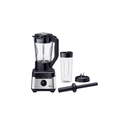 Блендер Braun PowerBlend 9 JB9040BK чорний, 1600 Вт, 2л, 18 програм, 10 швидкостей